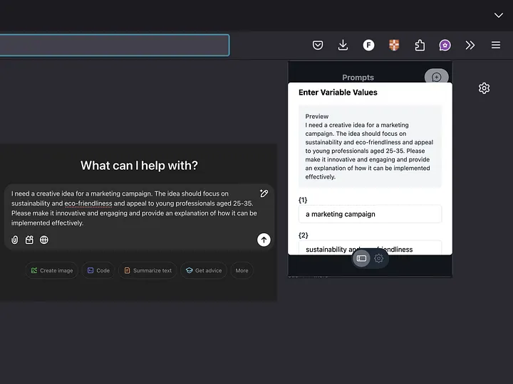 🔁 Add placeholders to personalize your prompts on the fly